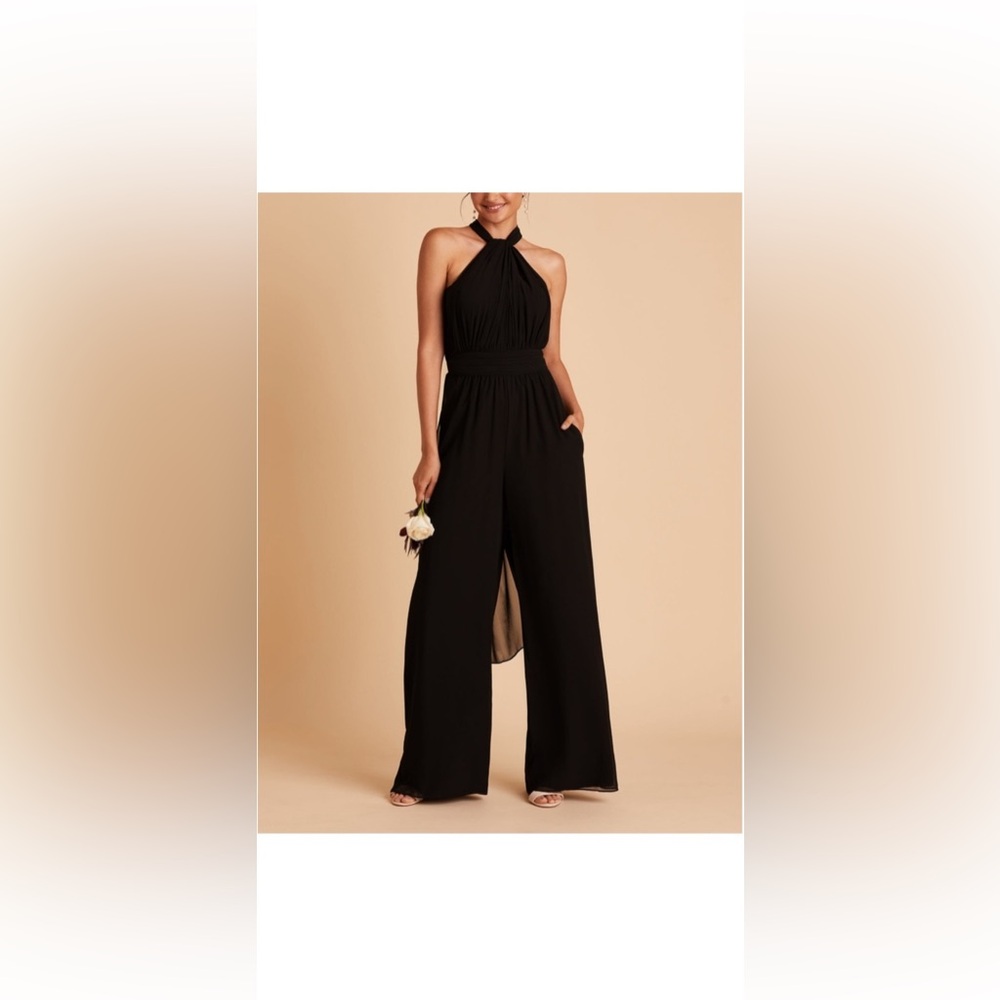 Birdy Grey Black Halter Jumpsuit